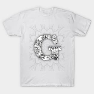 'G' intricate pattern T-Shirt